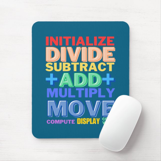 Cobol-Programmiersprache Grundlegende Verben Mousepad (Mit Mouse)
