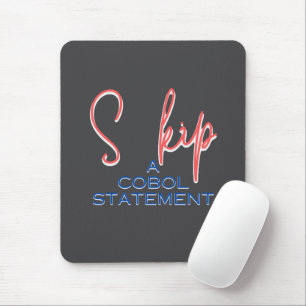 Cobol-Programmiersprache Skip-Anweisung Mousepad