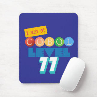 Cobol Programming Special Level 77 Number Mousepad