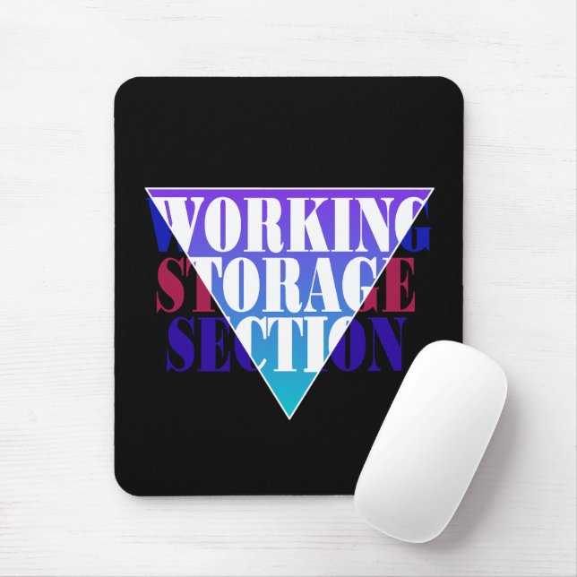 Cobol Programming Working Storage Mousepad (Mit Mouse)