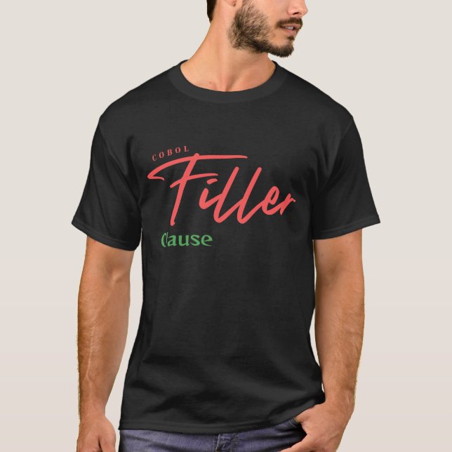 Cobol-Programmkorrekturklausel T-Shirt (Vorderseite)