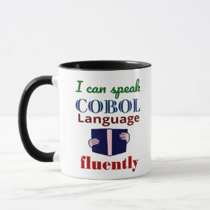 Cobol Sprache fließend sprechen Tasse