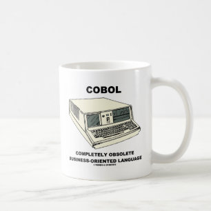 COBOL vollständig veraltetes geschäftsorientiert Kaffeetasse