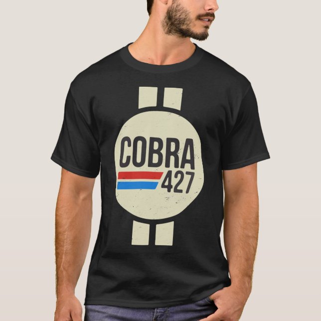 Cobra 427 Retro Logo Classic T - Shirt (Vorderseite)