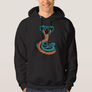 Cobra King Venomous Snake Giftige Reptil Lover Hoodie