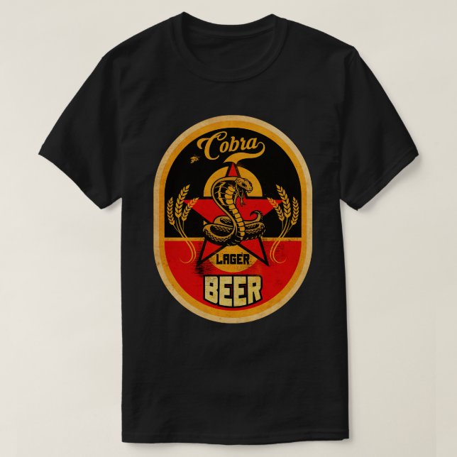 Cobra Lager Beer T-Shirt (Design vorne)