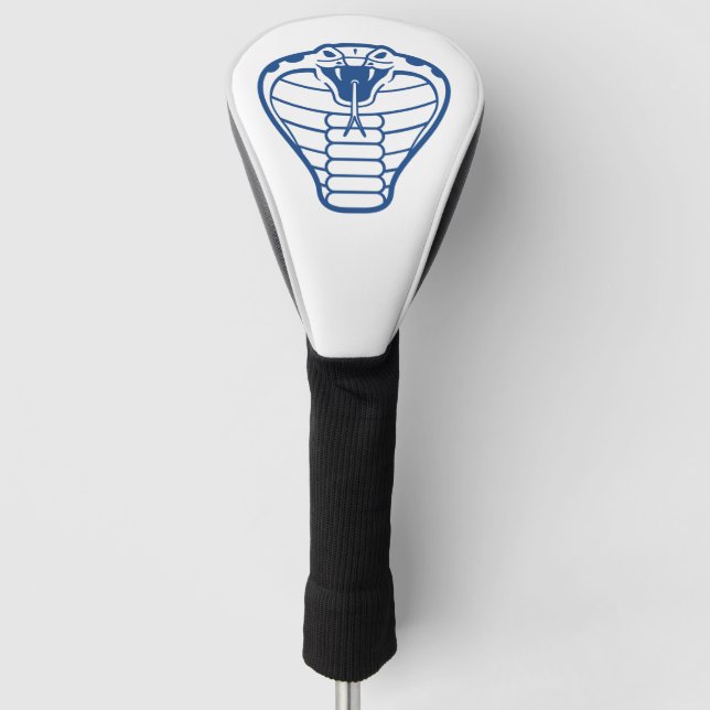 Cobra Snake Blue Illustration Animals King Golf Headcover (Vorderseite)