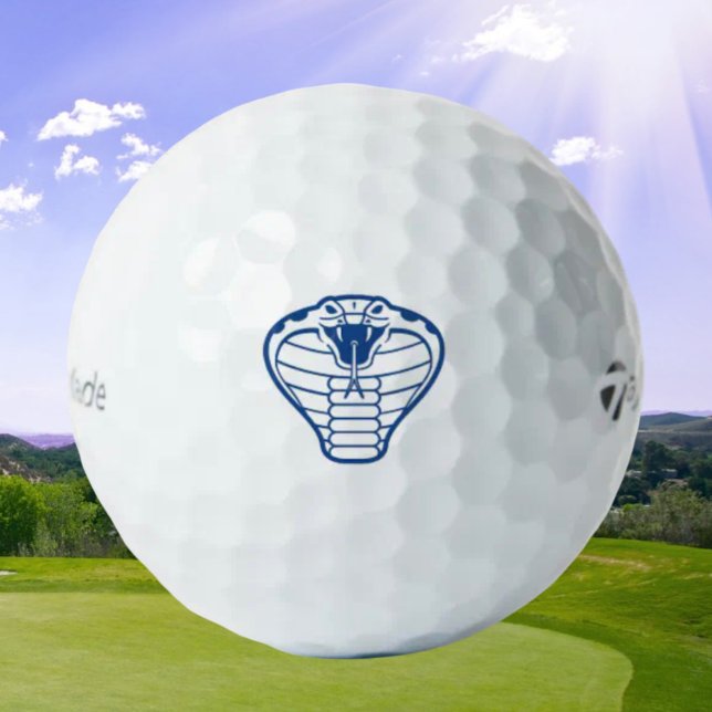 Cobra Snake Blue Illustration Boa Reptile Golfball (Von Creator hochgeladen)