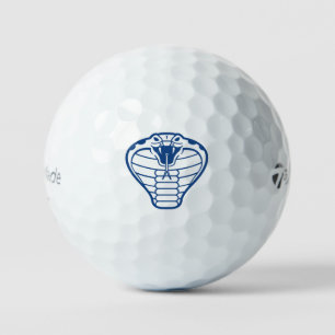 Cobra Snake Blue Illustration Tiere Golfball