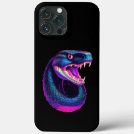Cobra Snake in Vaporwave-Ästhetik Case-Mate iPhone Hülle