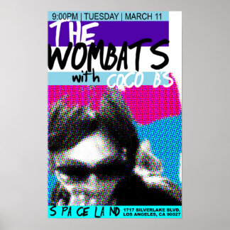 CoB's à Spaceland Poster