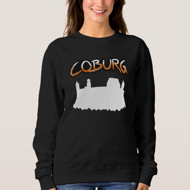 Coburg Mit Der Veste Veste Coburg Castle Sweatshirt (Vorderseite)