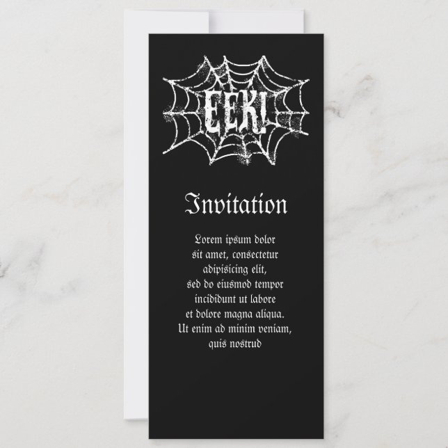 Cobweb EEK Einladung (Vorderseite)