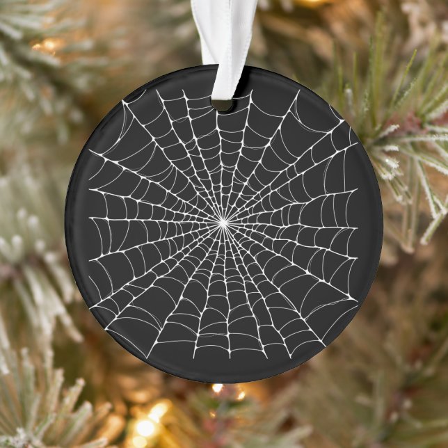 Cobweb Spooky Goth Ornament (Baum)