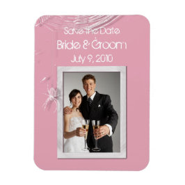 Cobwebs and White Spiders Save the Date Magnet