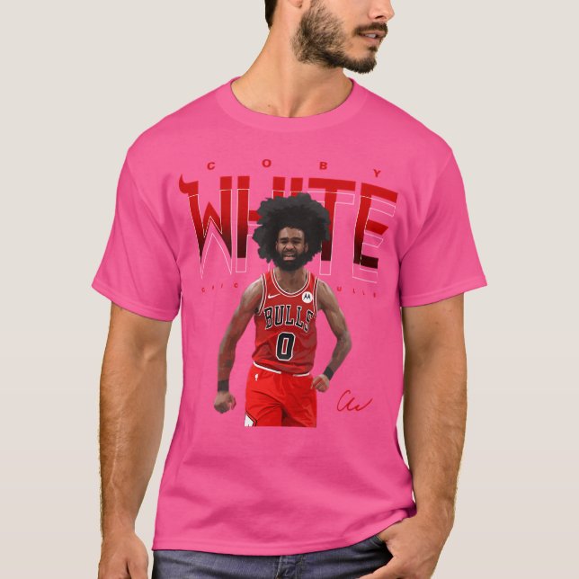 Coby White Pose T-Shirt (Vorderseite)