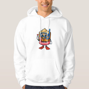 CobyBiscuit – Flamingo Schnorchel Edition Hoodie