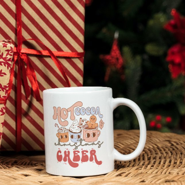 Coca chaud Noël Cheer Boire du café Mug (Créateur téléchargé)