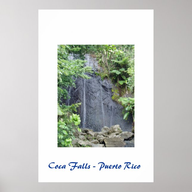 Coca Falls - Poster Porto Rico (Devant)