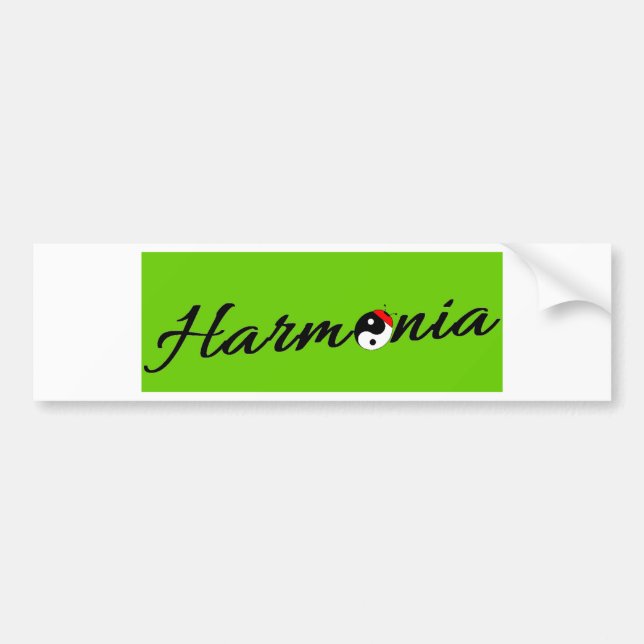 Coccinelle Harmonia zen Autoaufkleber (Vorne)
