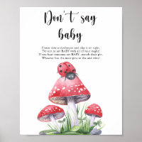 Coccinelle - N'utilisez pas le mot bébé Poster