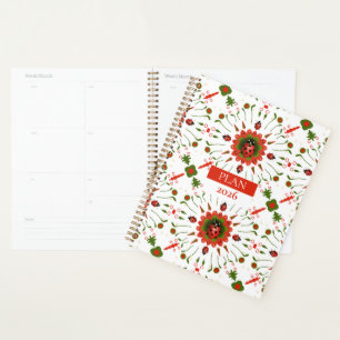 Coccinelle rouge, blanc, vert Spirale 2026