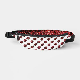 Coccinelle scintille motif rouge blanc