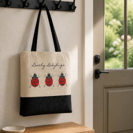 Coccinelles | Sac fourre-tout trio de coccinelles