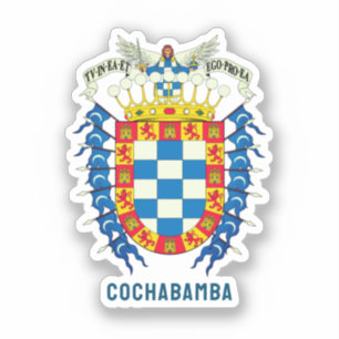 Cochabamba-Wappen (Bolivien) Aufkleber
