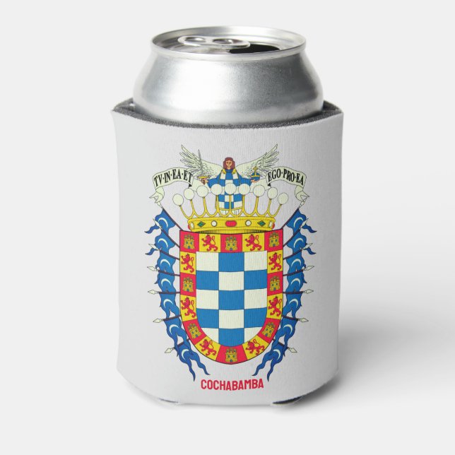 Cochabamba-Wappen (Bolivien) Dosenkühler (Kanne Rückseite)
