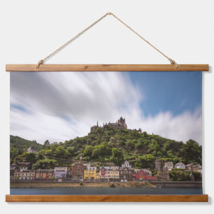 Cochem an der Mosel Wandteppich Mit Holzrahmen