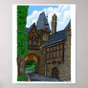 Cochem Castle Poster
