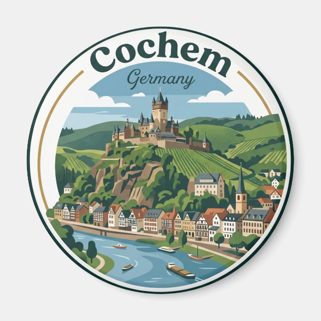 Cochem Deutschland Magnet (Vorne)