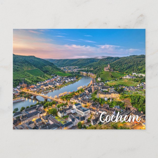 Cochem, Deutschland Postkarte (Vorderseite)