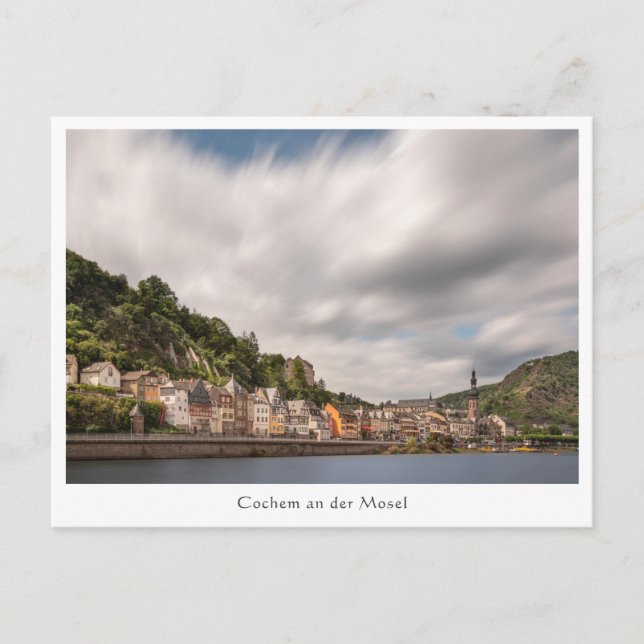 Cochem Mosel Deutschland Postkarte (Vorderseite)