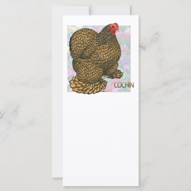 Cochin: Goldlaced Hen (Vorderseite)