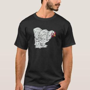 Cochin-Huhn Weiße Hühner-Ei-Züchter T-Shirt
