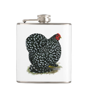 Cochin Mottling Hen Flachmann