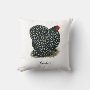 Cochin Mottling Hen Kissen