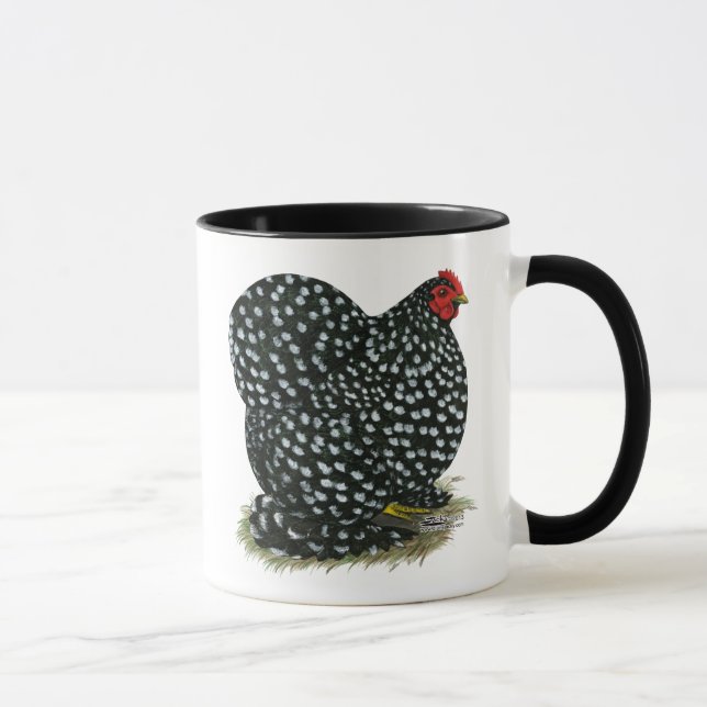 Cochin Mottling Hen Tasse (Rechts)