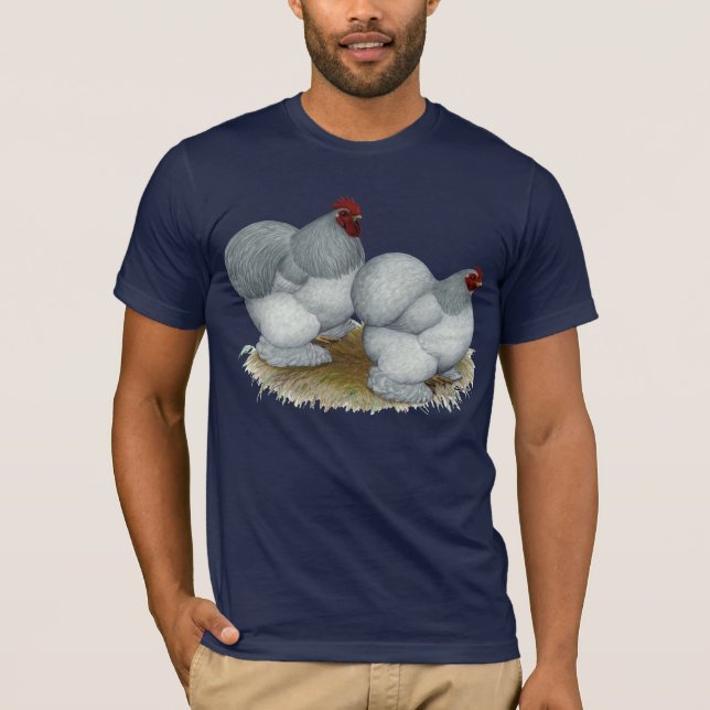 Cochin:  Selbblau T-Shirt (Vorderseite)
