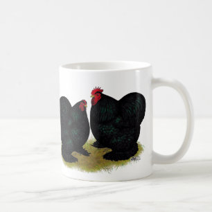 Cochins schwarze kleine Paare Kaffeetasse