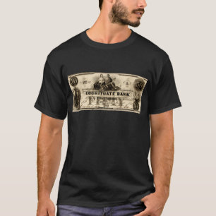 Cochituate 1853 fünfzig Dollar-Anmerkung T-Shirt