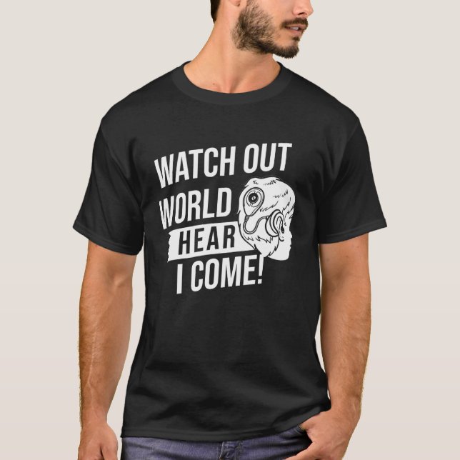 Cochlear Implant  Deaf Awareness T-Shirt (Vorderseite)