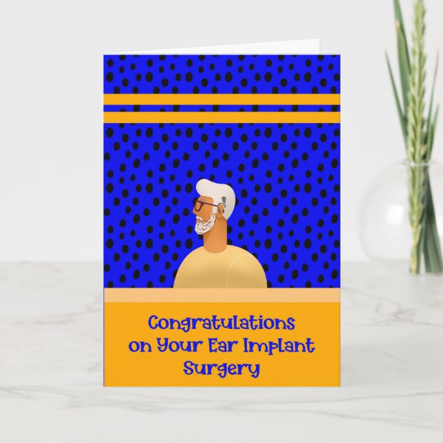 Cochlear Ohr Implantatkarte Operation Karte (Vorderseite)