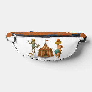 Cochon de cirque et loup