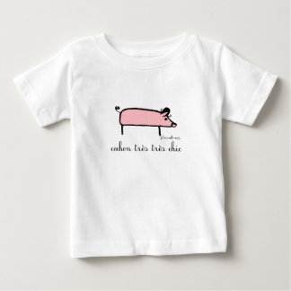 cochon tres Chic, Säuglingst-stück Baby T-shirt