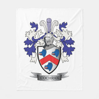 Cochran-Familienwappen-Wappen Fleecedecke