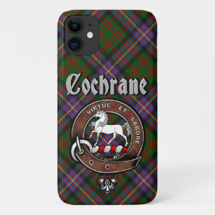Cochrane Clan Abzeichen & Tartan Phone Case