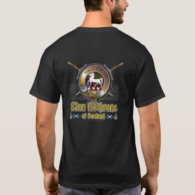 Cochrane Wappen Abzeichen T-Shirt (Rückseite)